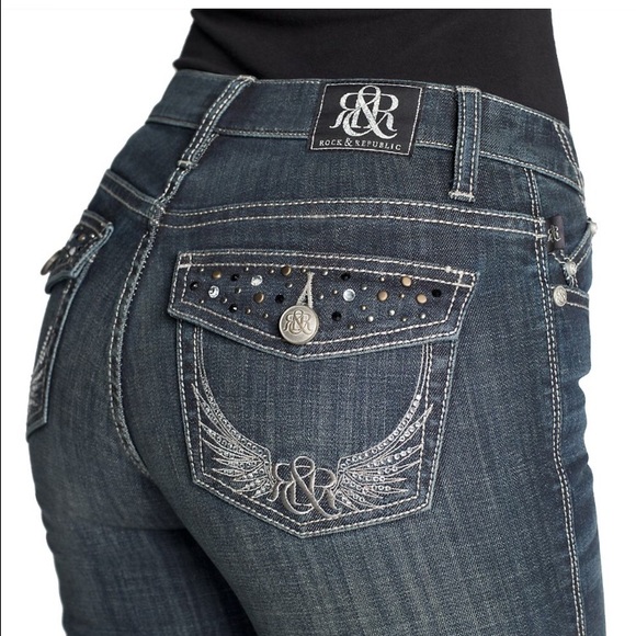 🆕 Rock & Republic Bling Jeans - Picture 2 of 3