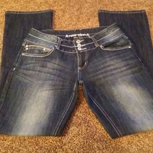 Almost Famous dark wash junior size 11 jeans