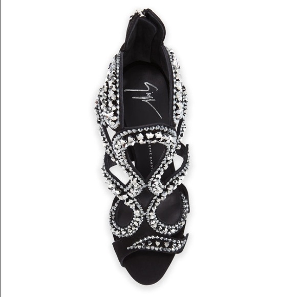 Giuseppe Zanotti beaded swirl heel - Picture 2 of 7