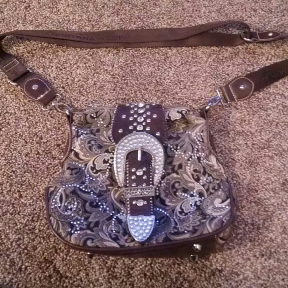Montana West Bling Buckel purse