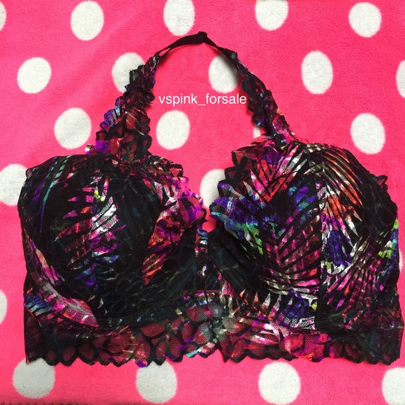 PINK Victoria's Secret Other - VS PINK Floral Lace Halter Bralette