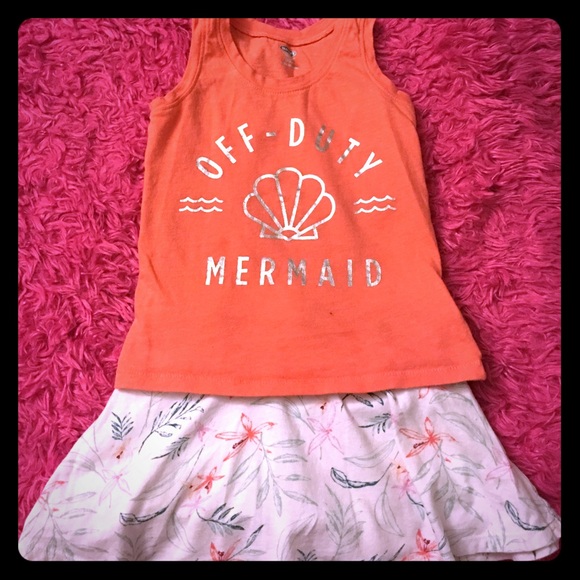 Shirt and skirt