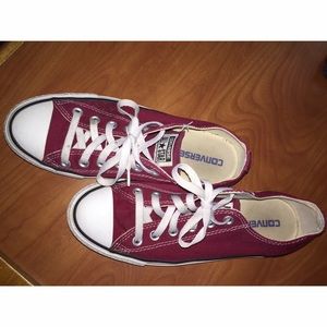 Maroon Converse
