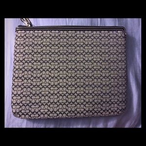 Coach tablet pouch with no tags