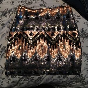 Sequin skirt