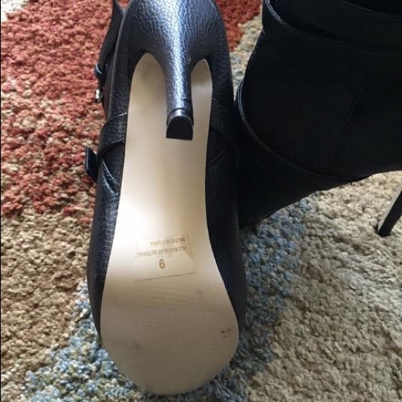 Black Platform Booties - Picture 2 of 3