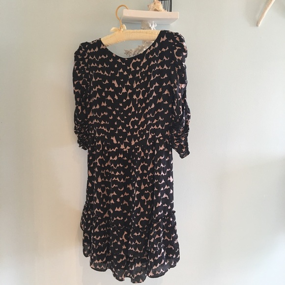 JUICY COUTURE silk heart print flouncy dress NWT - Picture 3 of 4