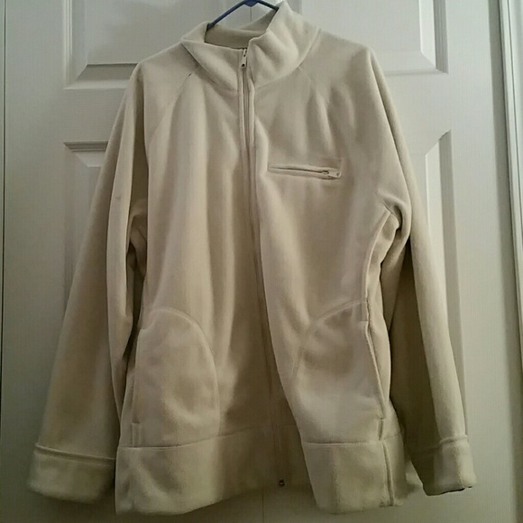 Off-white zippy fleece