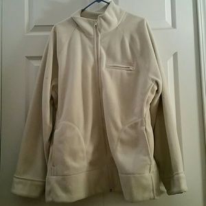 Off-white zippy fleece