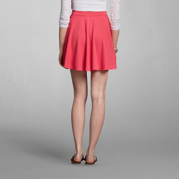 Abercrombie & Fitch Coral Skater Skirt - Picture 2 of 5