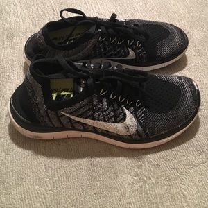 Nike flyknit running shoe