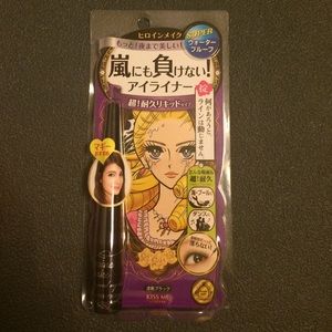 Kissme heroine eyeliner liquid waterproof black