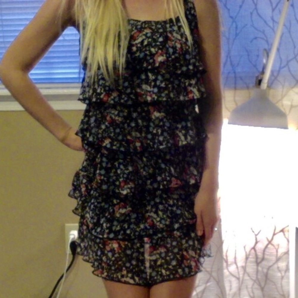 Target floral ruffled dress