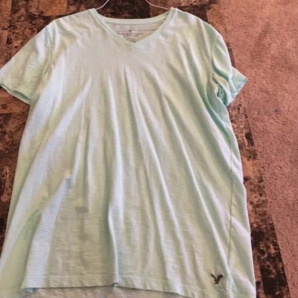Mint green v-neck