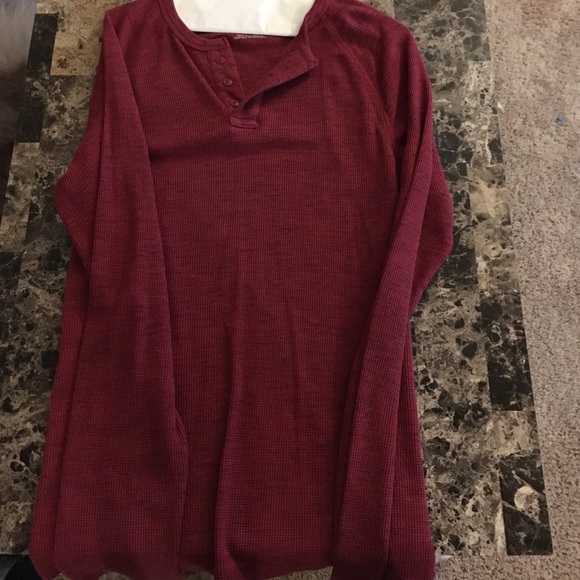 Men's red thermal
