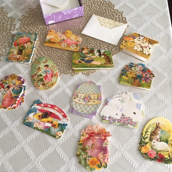 24 VINTAGE EASTER CARDS 🐣🌷