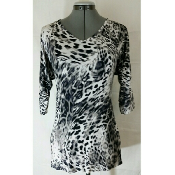 APT.9 Animal Print Top