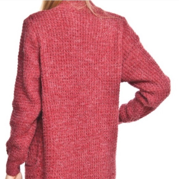 💥HOST PICK💥Rust Open Crocheted Long Cardigan🍂 - Picture 3 of 4