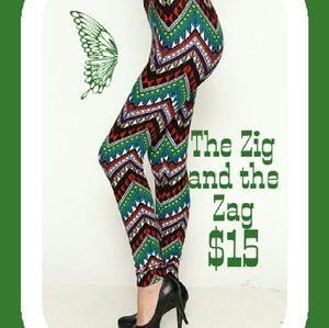 The zig and the zag leggings