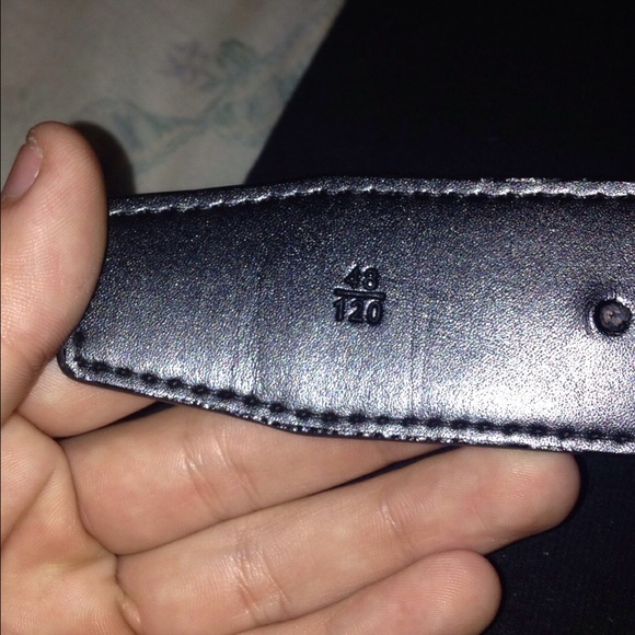 Hermes black belt red Buckle