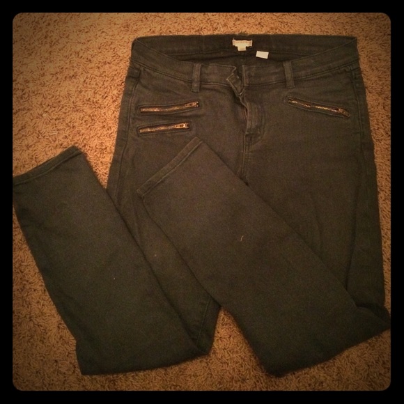J Crew green jeans
