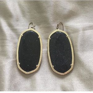 Kendra Scott Elle earrings dark blue shimmer