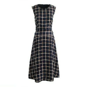 J. CREW A-line dress in silk-twill