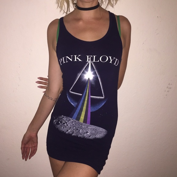 Pink Floyd Dark Side of the 🌚 Dress ☄🌈