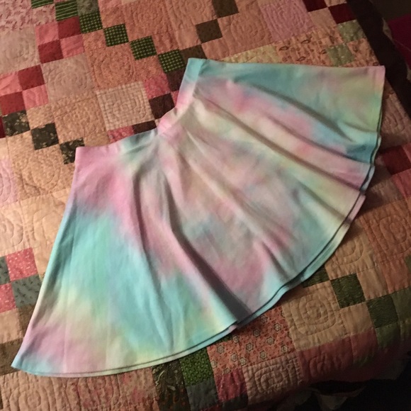 Wet Seal Dresses & Skirts - Hand tie-dyed circle skirt 🌈