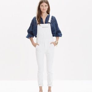 MADEWELL WHITE OVERALLS NEVER WORN will trade