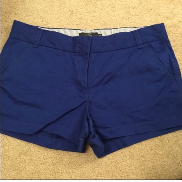 Royal Blue J Crew Chino Shorts