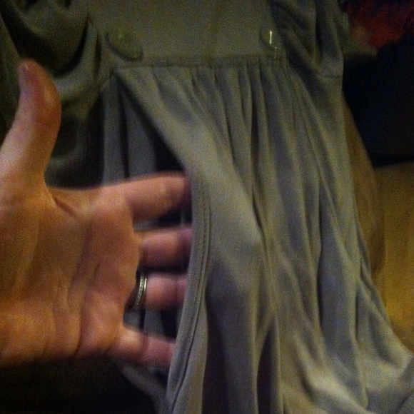 Short Sleeved Tan Tunic - Picture 2 of 3