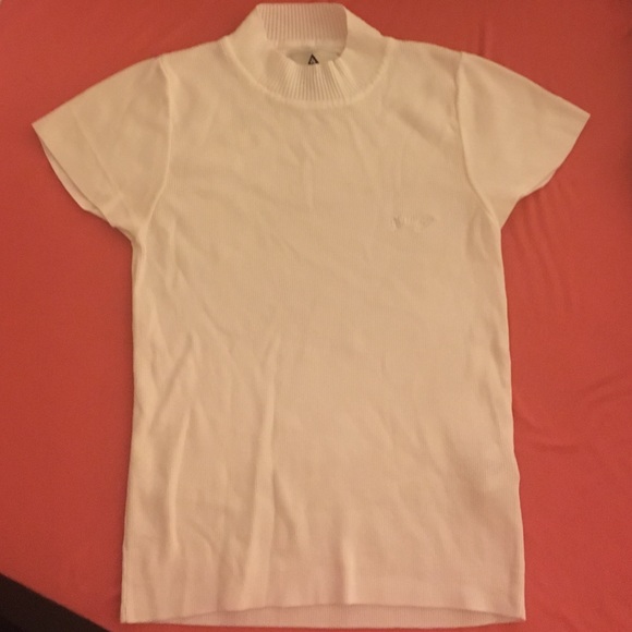 UNIF Ribbed Mock Neck T NWOT