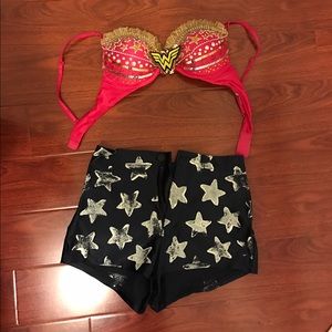 Wonder Woman Halloween Rave Costume