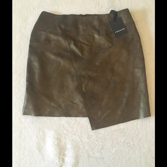 Trouve leather skirt - Picture 4 of 4