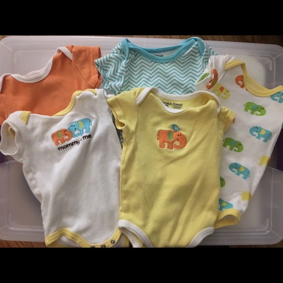 Luvable Friends 0-3 months onesies