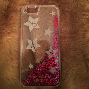 Victoria's Secret clear 6/6s Case.