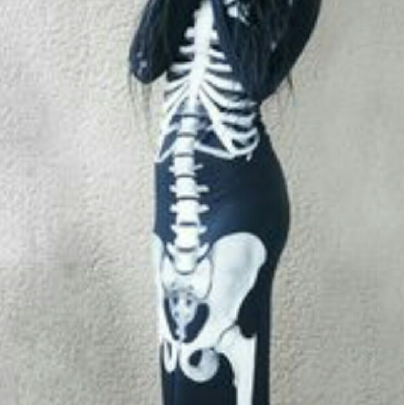 skeleton halloween costume medium-large
