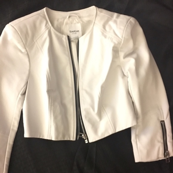 White leather jacket