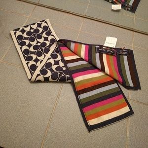 Brrr... take me home! NEW Coach wool scarf