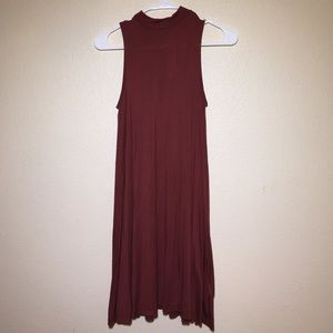 🆕 Mock neck mini swing dress