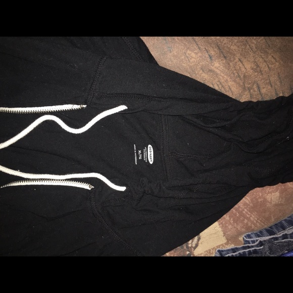 XL black old navy hoodie