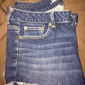 Denim AE shorts