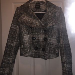 Black & Silver Womens Blazer