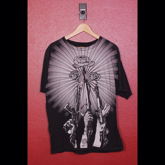 Obey 3 Roses Graphic T-Shirt