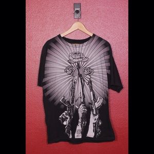 Obey 3 Roses Graphic T-Shirt