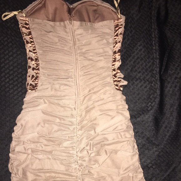Strapless short dress