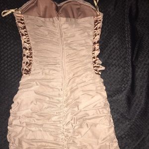Strapless short dress