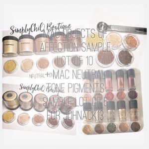MAC Pigment Samples Lot of 15 for Johnack13