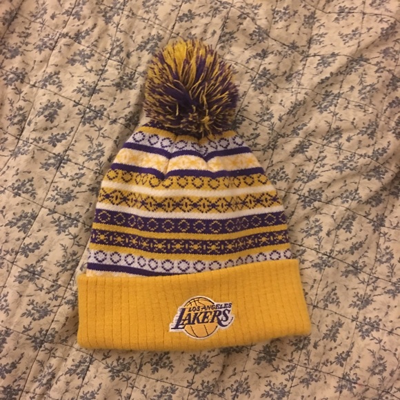 LA Laker beanie